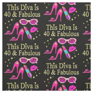 40 ÅR OCH FABULÖST DIVA TYG
