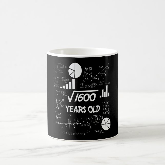 40-årig dagslärare, 40:e födelsedagsgåva kaffemugg (Center)