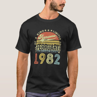 40-åriga gåvor från 40-årsjubileum Fantastisk seda T Shirt