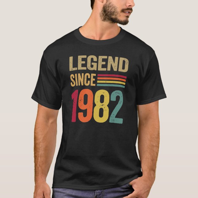 40-åriga gåvor sedan 1982 - 40:e B-dagen T Shirt (Framsida)
