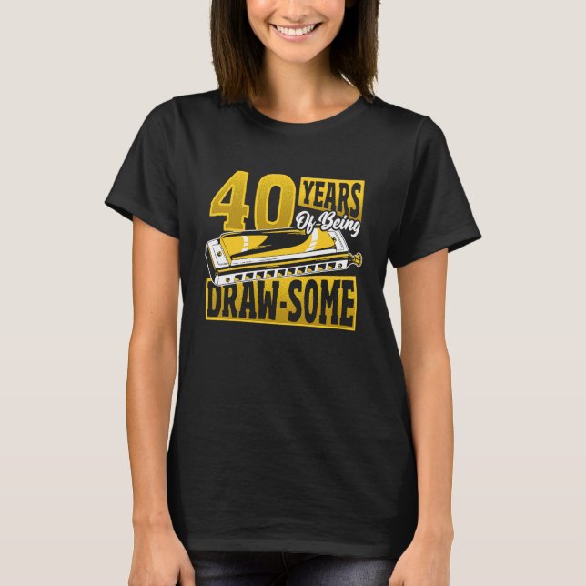 40-åriga Harmonispelaren-dagen T Shirt (Framsida)