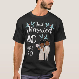 40-års bröllopsdag - Nygifta 40 år T Shirt