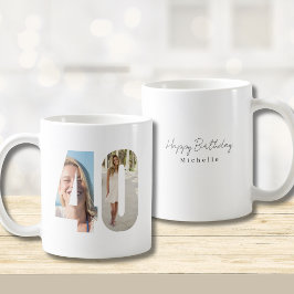 40-års födelsedags anpassad foto  kaffemugg