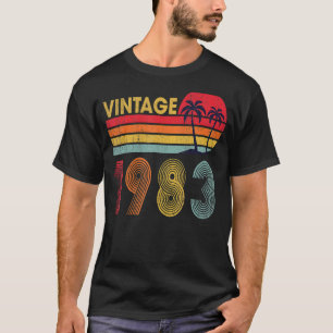 40 års gammal Vintage 1983 40 födelsedagar 24 T Shirt