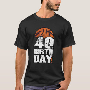 40 års gammal Vintage Basketball 40:e födelsedagen T Shirt