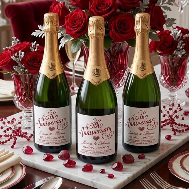 40-års rubinbröllopsdag (Skapare uppladdad)