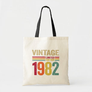 40 års Vintage för gamla gåvor 1982-40:e födelseda Tygkasse