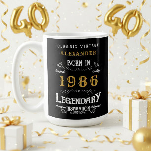 40-årsdag 1986 Legendarisk Retro Kaffemugg