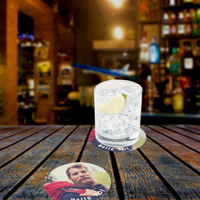 40-årsdag anpassningsbar foto hej 40 killar manar underlägg papper rund (Skapare uppladdad)