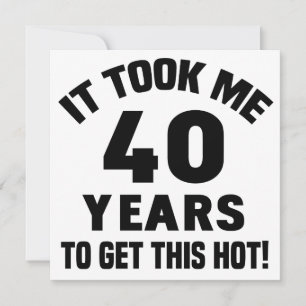 40-årsdag Humor Kort