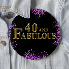 40-årsdag knapp