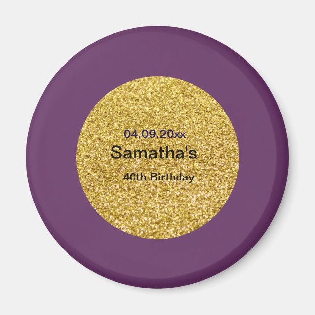 40-årsdag Magnet (Framsidan)