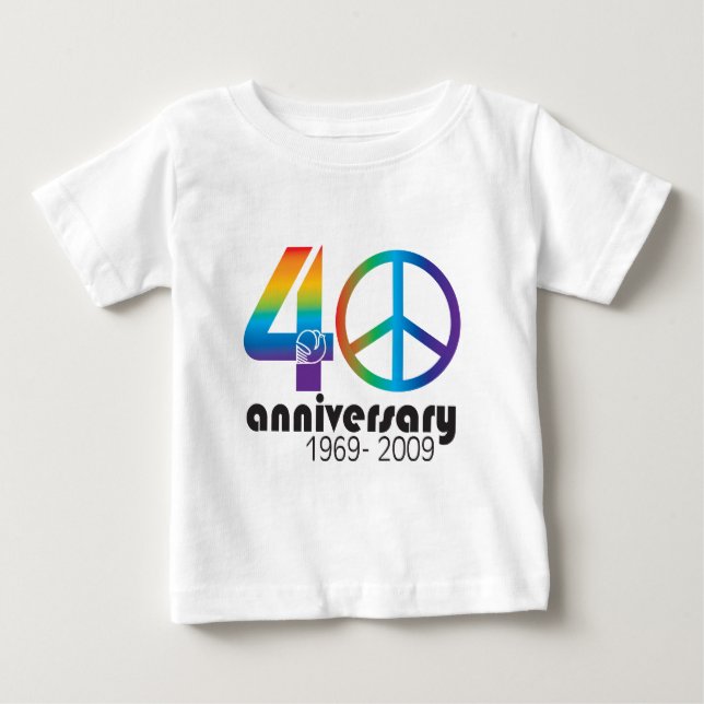 40-årsdagen 1969-2009 t-shirt (Framsida)