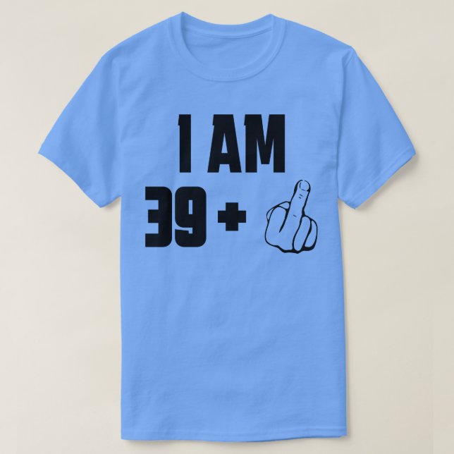 40-årsdagen 40-årsjubileum t shirt (Design framsida)