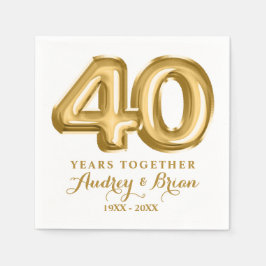 40-årsdagen av Personligen Pappersservett