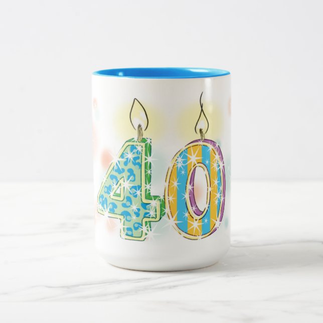 40:årsdagen Två-Tonad mugg (Center)