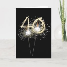 40-årsjubilar på svarta kort