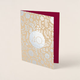 40-årsjubiléet "Real Foil Luxury Cards" Folierat Kort