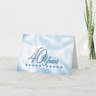 40-årsjubileum kort