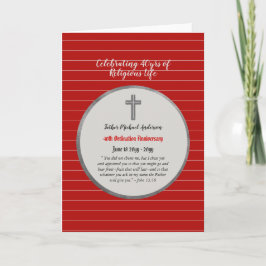 40-årsjubileum Ordination Priest - ANY Clergy Kort