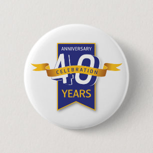 40-årsjubileumsdesign knapp