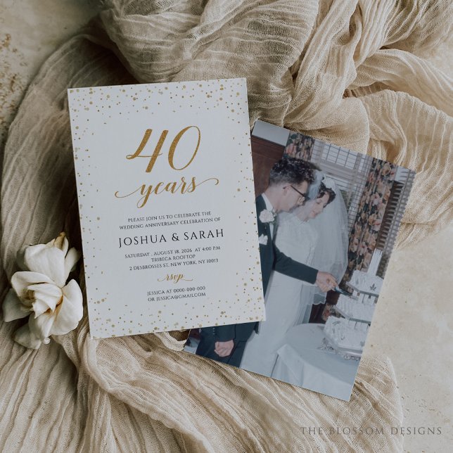 40-årsjubileumsinbjudan - GAC24a Inbjudningar (Skapare uppladdad)