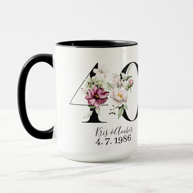 40-årsjubileumskopp mugg (Vänster)