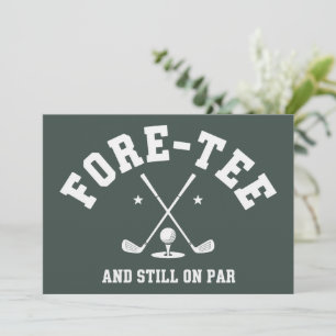 40-årspresent Golf 40-årspresent Golfgåva  Inbjudningar
