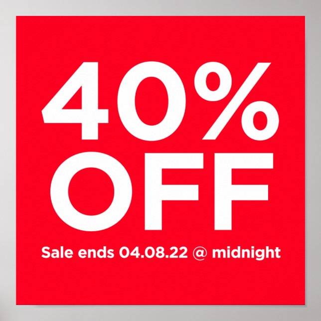 40$ AV POSTER (Framsidan)