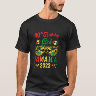 40 Birthday Girl Jamaica Party Outfit Matching 2 T Shirt