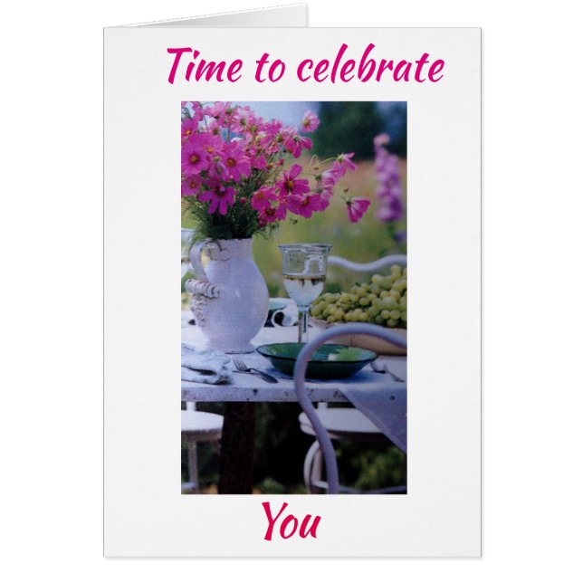 40 BIRTHDAY ÖNSKEMÅL FÖR HENNE HÄLSNINGSKORT (Framsidan)