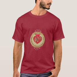 40:e/15:e ruby Red T Shirt