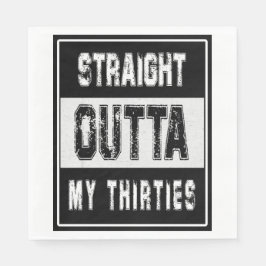 40:E, 40:E FJÄRRDAGEN, RAKA VÅRA TREDJEPARTER NAPK PAPPERSSERVETT