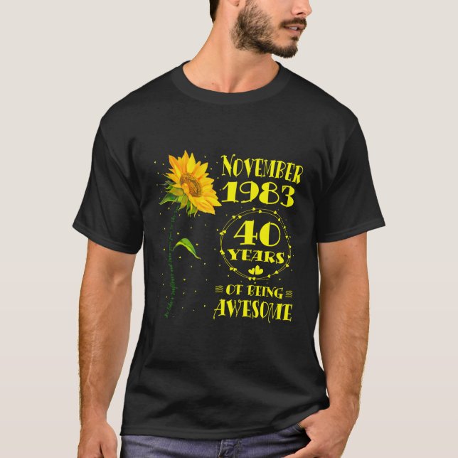 40:e årsdagen 1983 t shirt (Framsida)