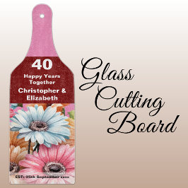 40:e årsdagen av ruby-jubileet blommigtens rosa