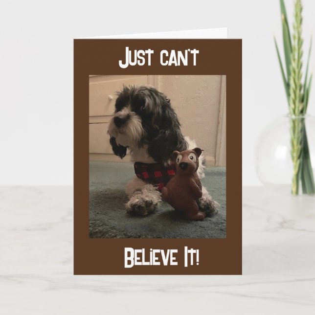 40:e BIRTHDAY? DET GÅR INTE ATT TRO ATT IT-kortet Kort (Framsida)