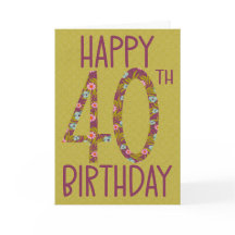 40:e Blommigten på födelsedagen