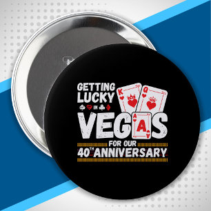40:e Bröllop-årsdagen - Par Las Vegas Resa Knapp