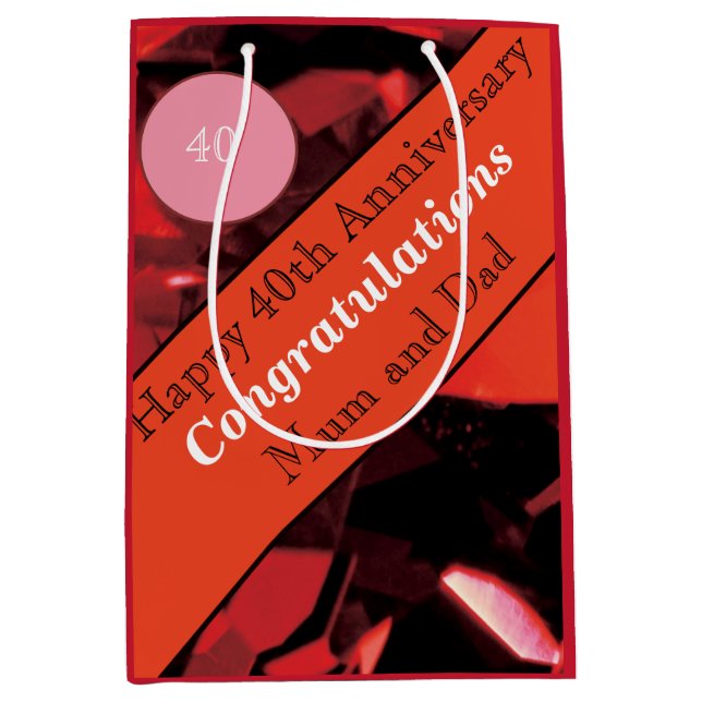 40:e Bröllop-årsdagen Ruby (Framsidan)