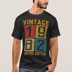 40:e födelsedag 1982 Född 1982 40 år gammal Vintag T Shirt