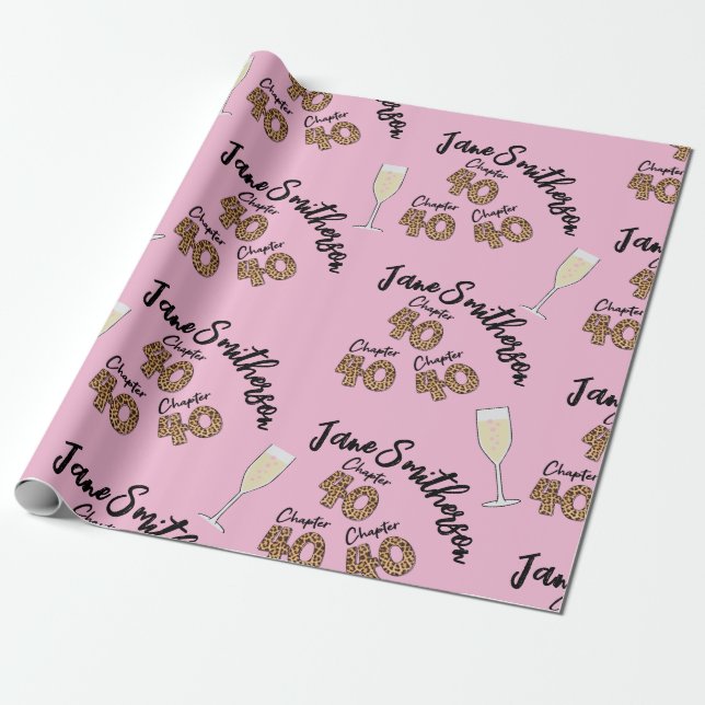 40:e födelsedag, 40-årsjubileum, 40-40 presentpapper (Utrullad)