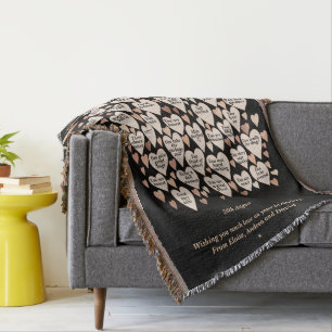 40:e födelsedag 40 skäl att vi Kärlek dig Filt