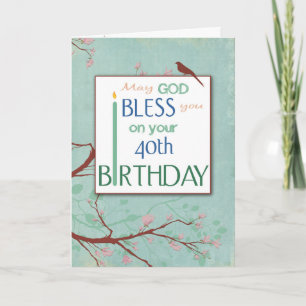 40:e födelsedag, Bless You, Religiösa Kort