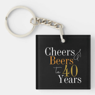 40:e födelsedag: Cheers and Öl Party Favor