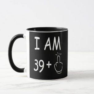 40:e födelsedag, födelsedag mugg