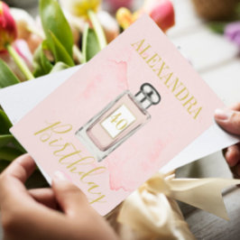 40:e födelsedag Fransk Chic Parfym Monogram Inbjudningar