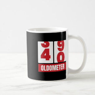 40:e födelsedag Funny Gift Manar Women Oldometer - Kaffemugg