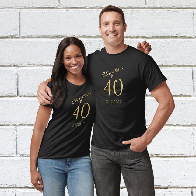 40:E födelsedag Party T Shirt (Skapare uppladdad)