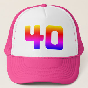 40:e födelsedag Pride Party Keps