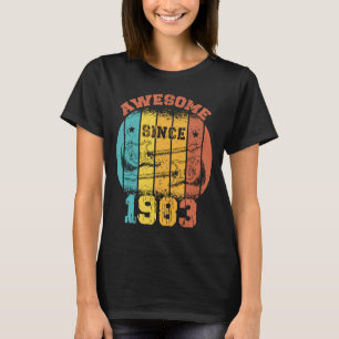 40:e födelsedag Vintage 1983 Retro 40-åriga Guit T Shirt
